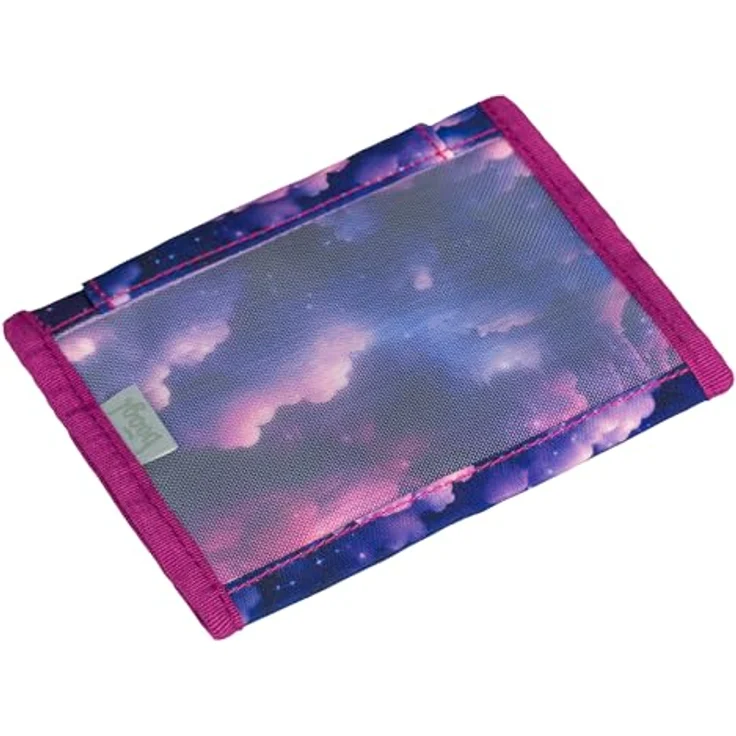 Baagl Brustbeutel Kinder Geldbörse Mädchen - Königliche Einhorn, strapazierfähiges Polyester, 14,5 x 8,5 cm, mit Münzfach und Kordel zum Umhängen – Bild 3