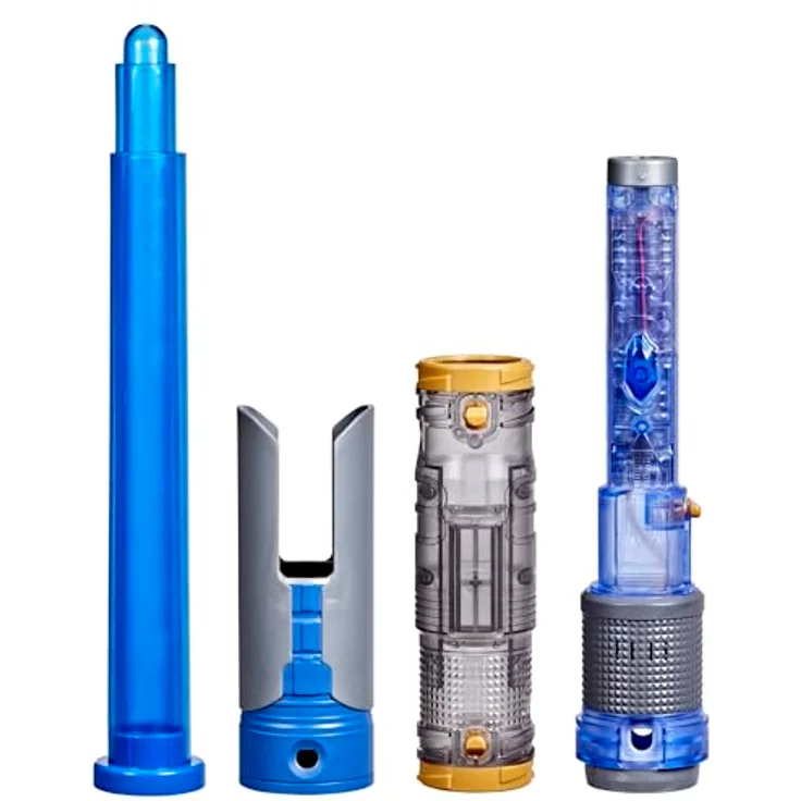 Star Wars Lightsaber Forge Kyber Core Cal Kestis, individualisierbares blaues Lichtschwert mit leuchtendem Kernstück, Lichter und Soundeffekten – Bild 1