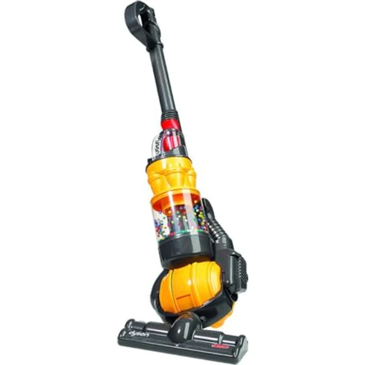 Casdon 641 Dyson Spielzeug, hochqualitatives Kinderhaushaltsgerät in Gelb mit langlebigem Design und flexiblem Zubehör – Bild 3