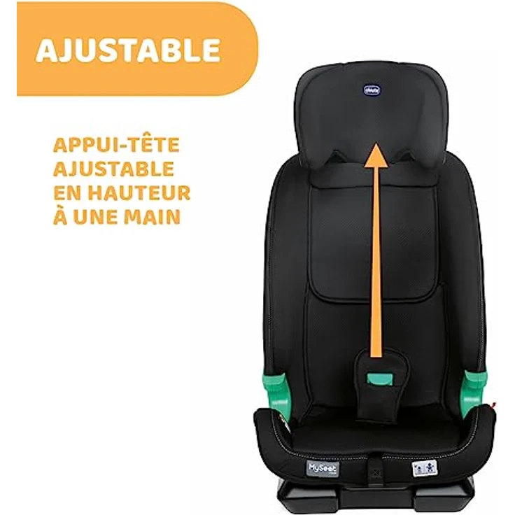 MySeat, Autositz, Einfach zu Installieren mit Isofix-System, Verwendung mit Integrierten Gurten mit Autogurten, Liegend, Höhenverstellbar, ECE R 129/03 - L Size Zugelassen, 76-150cm, ab 15 Monaten – Bild 11