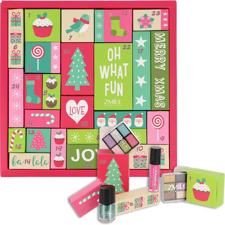 ZMILE COSMETICS Adventskalender Puzzle 'Oh What Fun', vegane Kosmetik (Packung, 24-tlg) – Bild 1