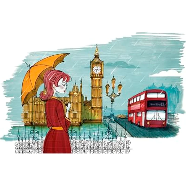 OTTO Pitt Artist Pen Tuschestift Geschenkset London, 12-teilig, pigmentierte wasserfeste Tusche, flexible Pinselspitze – Bild 6