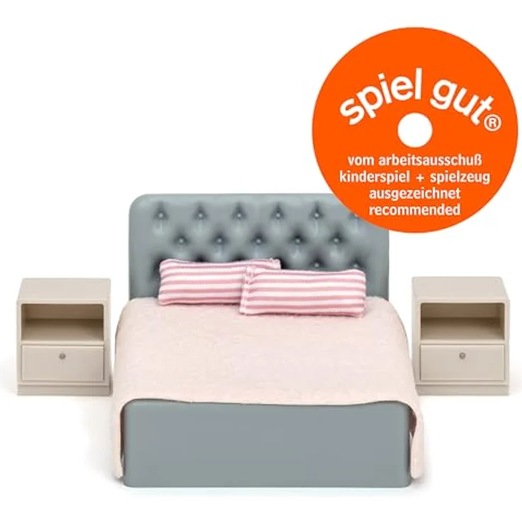 Lundby Puppenhausmöbel Puppenhauszubehör, 6-teiliges Set aus natürlichen Materialien, ab 4 Jahren – Bild 7