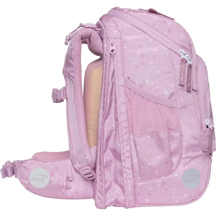 Beckmann Active Air FLX - 6-TLG. Set Rosie, Schulranzen mit wendbarer Vordertasche und innovativem Rückensystem – Bild 5