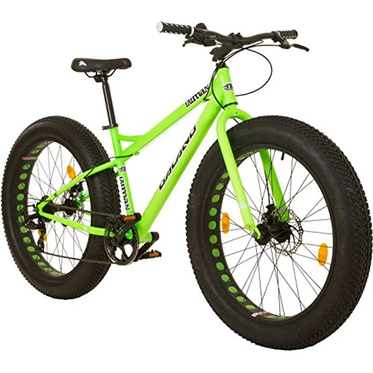Galano 26 Zoll Fatman 4.0 Zoll Fat TYRE Fatbike, Farbe:neon grün – Bild 1