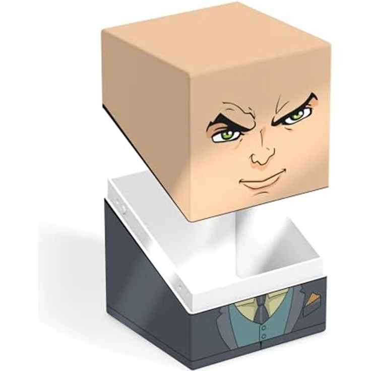 Ultimate Guard Squaroes - Squaroe DC Justice League™ JL018 - Lex Luthor™, Deck-Box für bis zu 100 doppelt oder 120 einfach gehüllte Sammelkarten, aus 78% nachwachsenden Rohstoffen, robust und starr, Made in Germany – Bild 5