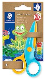 STAEDTLER Sicherheitsschere Noris junior, für Kleinkinder, abgerundete Ecken, 10cm lang, Rechtshänder-Modell