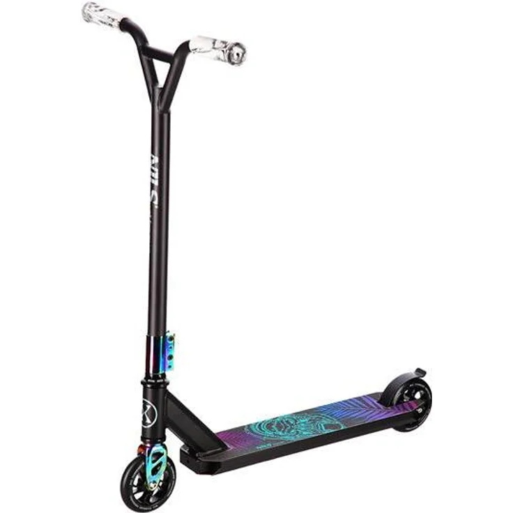 SPORTPRISE HS002 Neo Trick Scooter Nils Extreme, Stuntroller für Asphalt und Skateparks, 110mm Räder, max. 100 kg, Aluminium/Stahl