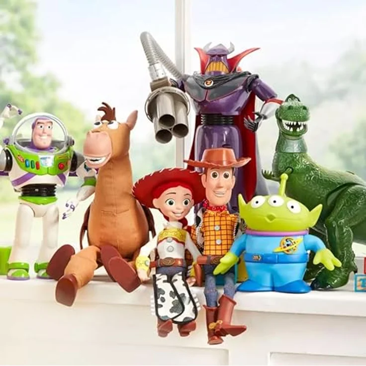 Disney Store Interaktive sprechende Actionfigur Bully aus Toy Story, 42 cm / 16,5", aus weichem Stoff, mit Geräuschen und Sätzen, interagiert mit Anderen Figuren, geeignet für Kinder ab 3 Jahren – Bild 6
