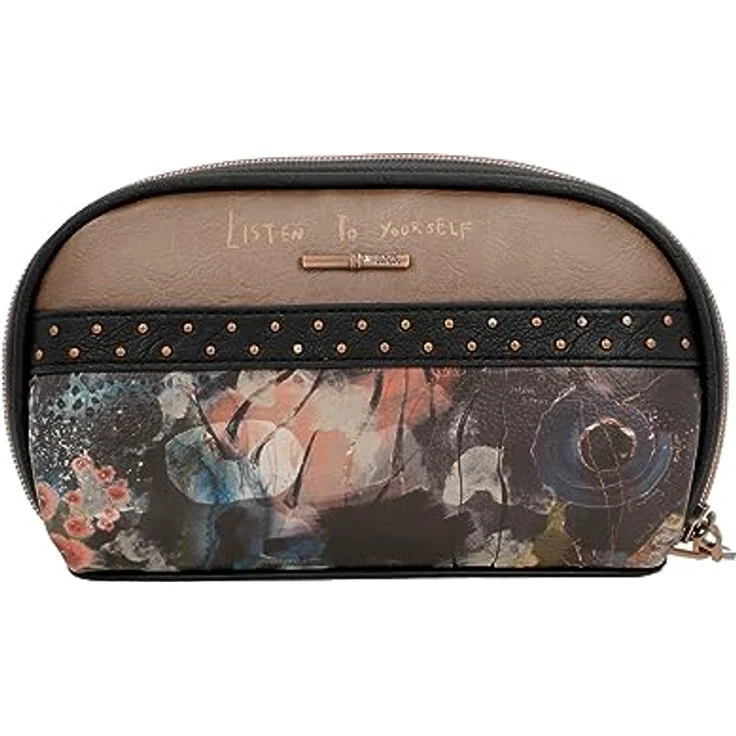 Anekke Pouch L, Federmäppchen mit hochwertiger Materialverarbeitung und Fächeraufteilung, schwarz, 19 x 12 x 5 cm – Bild 3