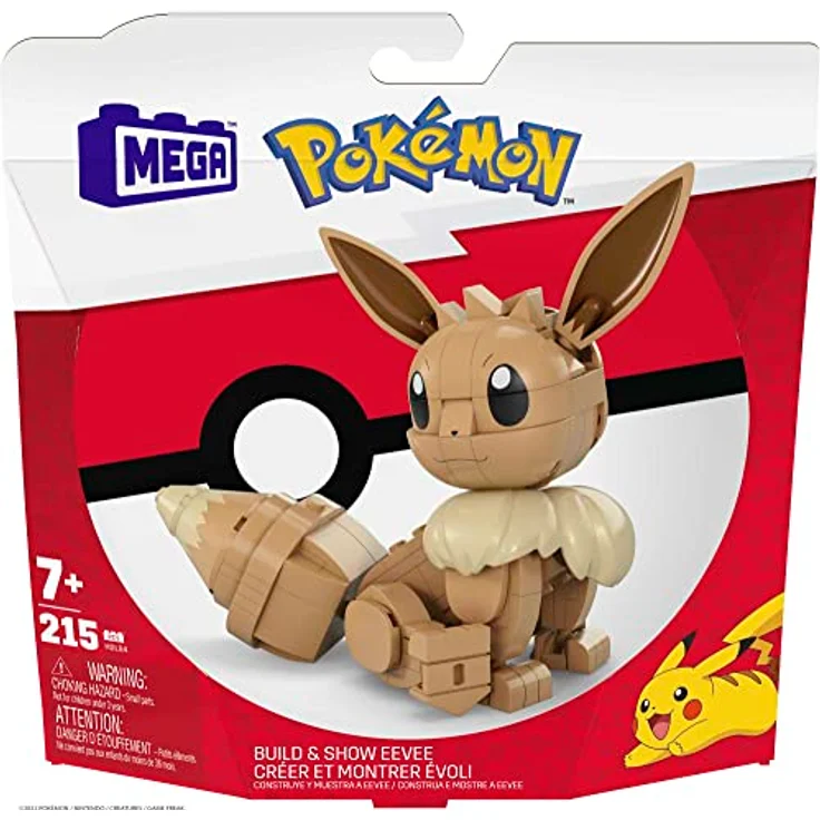 Mattel - Mega Construx -Pokémon Evoli Bauset – Bild 6