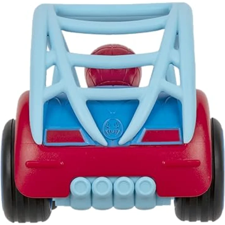 Jazwares SPIDEY - SUPER ROLLERS VEHICLE SPIDEY - Spielzeugauto mit Rückziehmechanismus und Salto-Funktion, rot – Bild 5