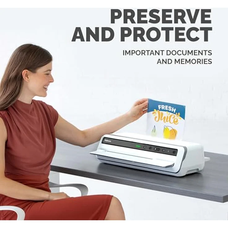 FELLOWES Permanentmarker Admire Stylish Matt A4, 80 mic, 25 Stück, nicht-reflektierende Folien für bessere Lesbarkeit – Bild 6