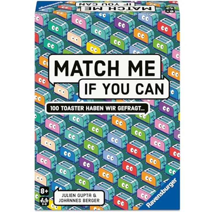 Ravensburger 24757 Match Me, Partyspiel mit 300 Fragen auf 150 Karten, ab 8 Jahren – Bild 2