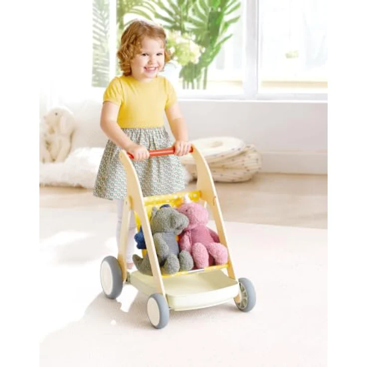 Hape Grow-With-Me Baby Walker, Baby-Lauflernwagen mit abnehmbarem Aktivitätspanel, unterstützt Gleichgewicht und frühes Laufen, geeignet ab 6 Monaten – Bild 4