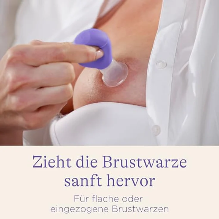 Lansinoh Brustwarzenformer, Stillhütchen für flache und eingesunkene Brustwarzen, 1 St. – Bild 2