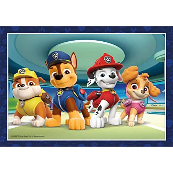 Clementoni Supercolor Puzzle 4 In 1 Paw Patrol, Kinderpuzzle mit 12, 16, 20, 24 Teilen, Leuchtkraft und Farbintensität, ab 3 Jahren – Bild 2