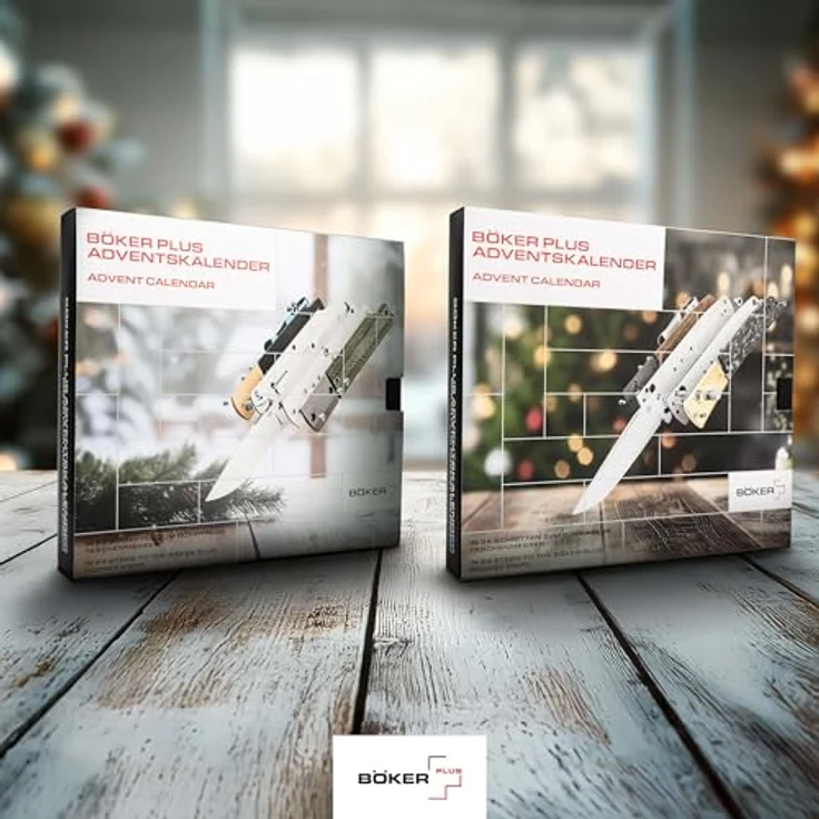 BÖKER PLUS® Adventskalender 2025 Urban Trapper DIY Taschenmesser Bausatz, EDC Klappmesser für Erwachsene, einhändig bedienbar, 24 Überraschungen, inklusive Griffschalen und Tools – Bild 5