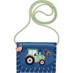 COPPENRATH DIE SPIEGELBURG Brustbeutel Traktor Ed. 2 - Kinder-Brustbeutel aus recyceltem Polyester, mit abnehmbarer Kordel