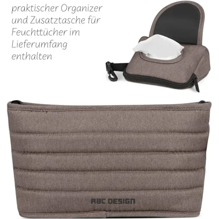 ABC Design Babywanne für City Life - Nature, ergonomischer Schlafkomfort mit CozyCloud® Matratze und UV-Schutz 50+ – Bild 8
