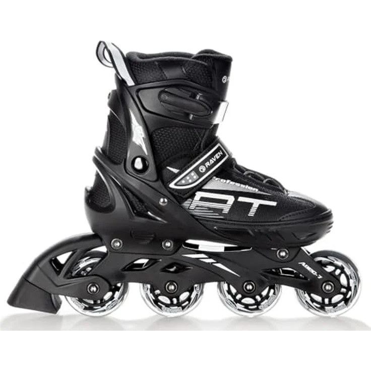 RAVEN Profession 3in1 Inlineskates Triskates Rollschuhe Inliner, verstellbar für Kinder und Erwachsene (Black, 38-42 (25cm-27,5cm)) – Bild 2
