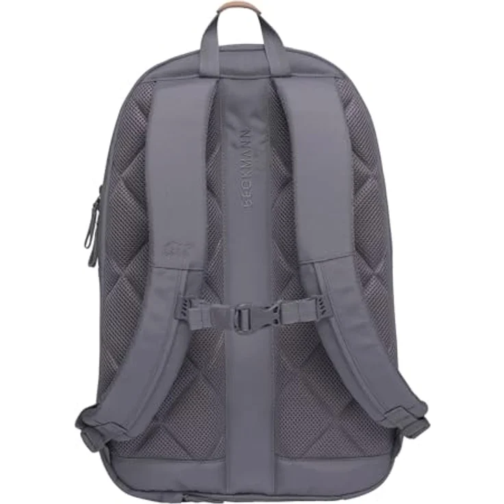 Beckmann Urban Backpack, Schulrucksack mit Laptopfach für 16 Zoll, 30L, Steel Grey taupe – Bild 4