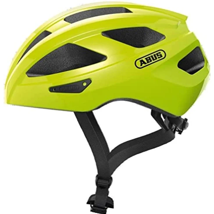ABUS Unisex Fahrradhelm, Gelb (Signal Yellow), L (58-62 cm​) – Bild 1