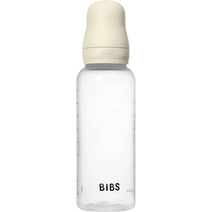 BIBS Babyflasche 270 ml, Silikonsauger, Anti-Kolik, BPA-frei, mittlerer Fluss, leicht zu reinigen, ab 0 Jahren - Ivory – Bild 4