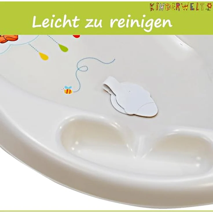 KiNDERWELT Babywanne 84 cm, BPA-frei mit Disney Winnie Pooh Motiv, sichere und robuste Babybadewanne für Neugeborene – Bild 5