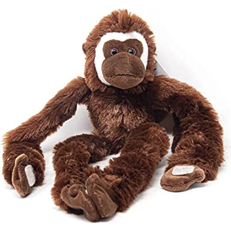 Cornelißen Kletteraffe Kuscheltier mit Kletthänden, 41 cm, waschbar und pflegeleicht