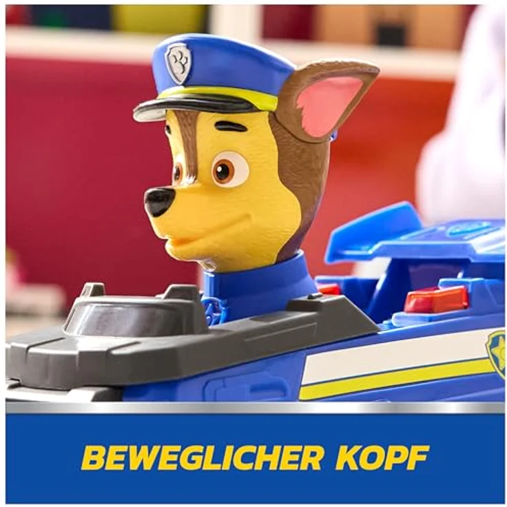 Amigo Paw Patrol RC Chase, ferngesteuertes Polizeiauto mit LED-Lichtern für Kinder ab 3 Jahren – Bild 7