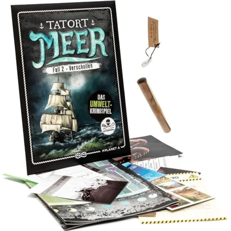 DENKRIESEN - Tatort Meer Verschollen | Spannendes Krimispiel für Erwachsene & Jugendliche für 1-6 Personen I Escape Spiel für Zuhause ab 14 Jahren | Mit Sea Shepherd im Spiel – Bild 4