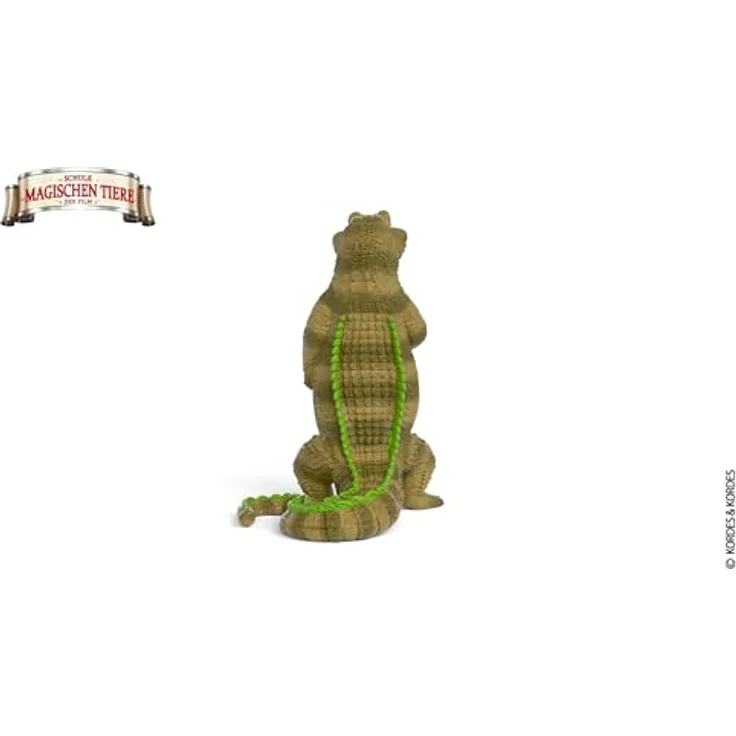 Schleich Rick das Krokodil, Figur aus Die Schule der magischen Tiere, ca. 7,6 x 5,8 x 8,2 cm, grün – Bild 4