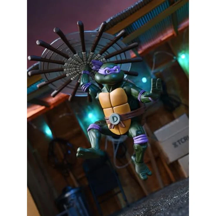 Neca Teenage Mutant Ninja Turtles Ultimate Donatello Actionfigur, 18 cm, mit Zubehör in Fensterbox – Bild 4