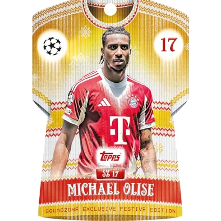 Topps Adventskalender 2025/26, 97 Karten inklusive 24 exklusive Festtags-Edition-Karten und einer Infinity-Karte, mehrfarbig – Bild 6