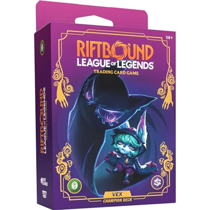uvs games Riftbound LoL TCG Vex Champion-Deck, 56 Karten + 1 Unleashed-Booster, Kontrollspielstrategie – Bild 4