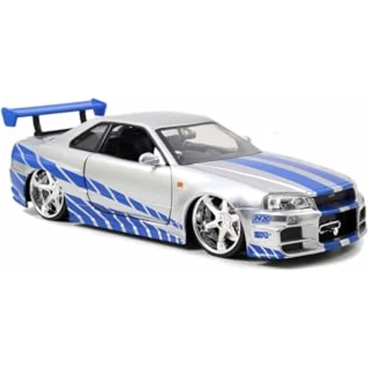 Jazwares - 97158 - Metals Diecast - Fast and Furious, Brian O'Conner's Nissan Skyline GT-R, Maßstab 1:24 – Bild 7