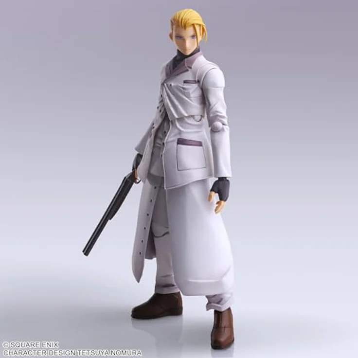 Square Enix CO, LTD. Rufus Shinra Figur, 14,5 cm Bring Arts aus Final Fantasy VII mit Pistole und austauschbaren Händen – Bild 3
