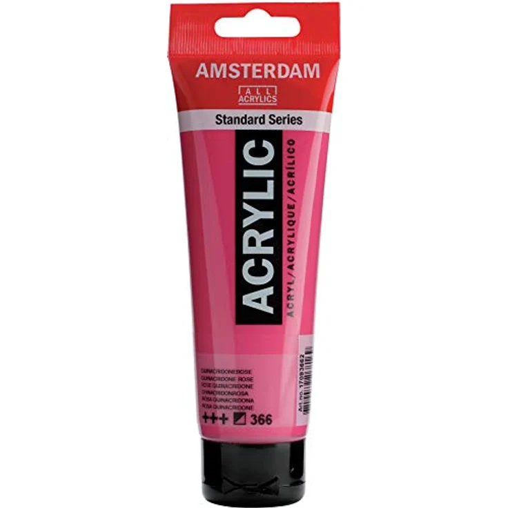 Amsterdam ACRěLICO Rosa Crinaquidona, Acrylfarbe in Künstlerqualität, 120 ml, licht- und wasserverdünnbar – Bild 1
