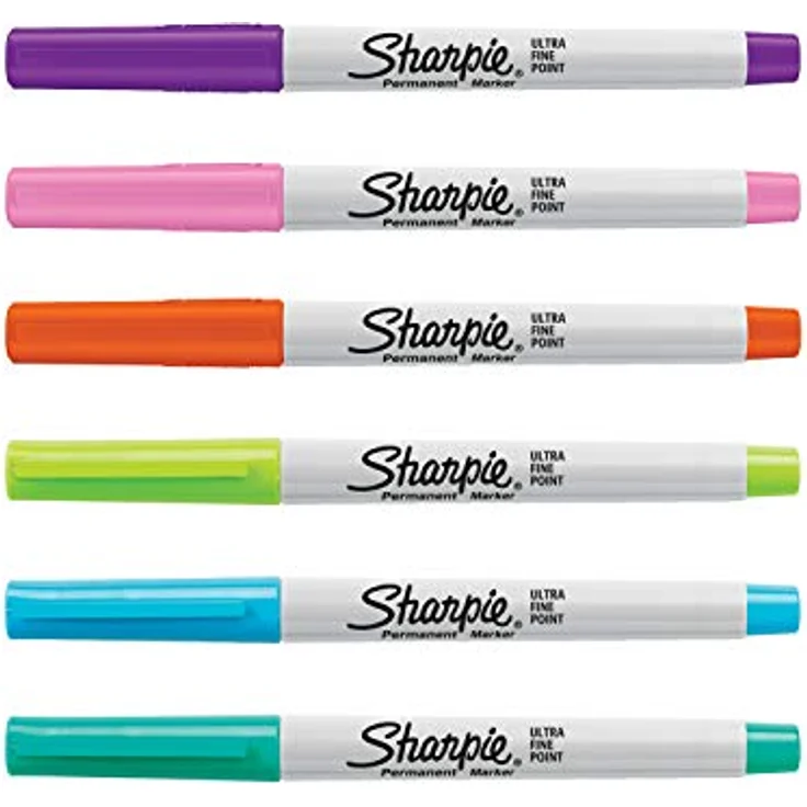 Sharpie Permanentmarkerset, exklusive Farben, feine und ultrafeine Spitzen, 30 Stück - Preisvergleich – Bild 4