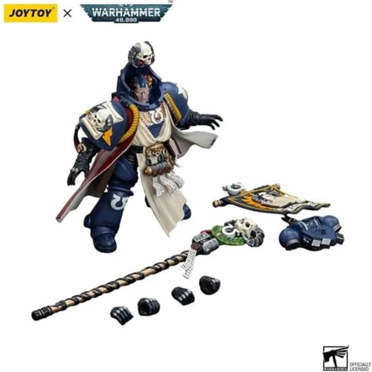 JoyToy Warhammer 40K: Ultramarines Chief Librarian Tigurius Actionfigur im Maßstab 1:18 – Bild 3