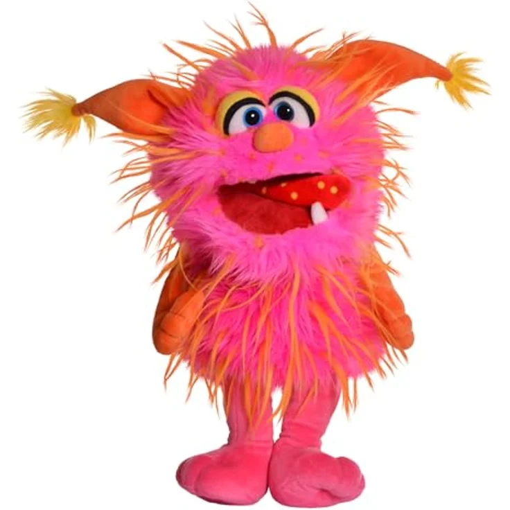 Living Puppets Handpuppe Schmackofatz, 38 cm Klappmaul-Handpuppe aus 100% Polyester, waschbar bei 30° – Bild 1