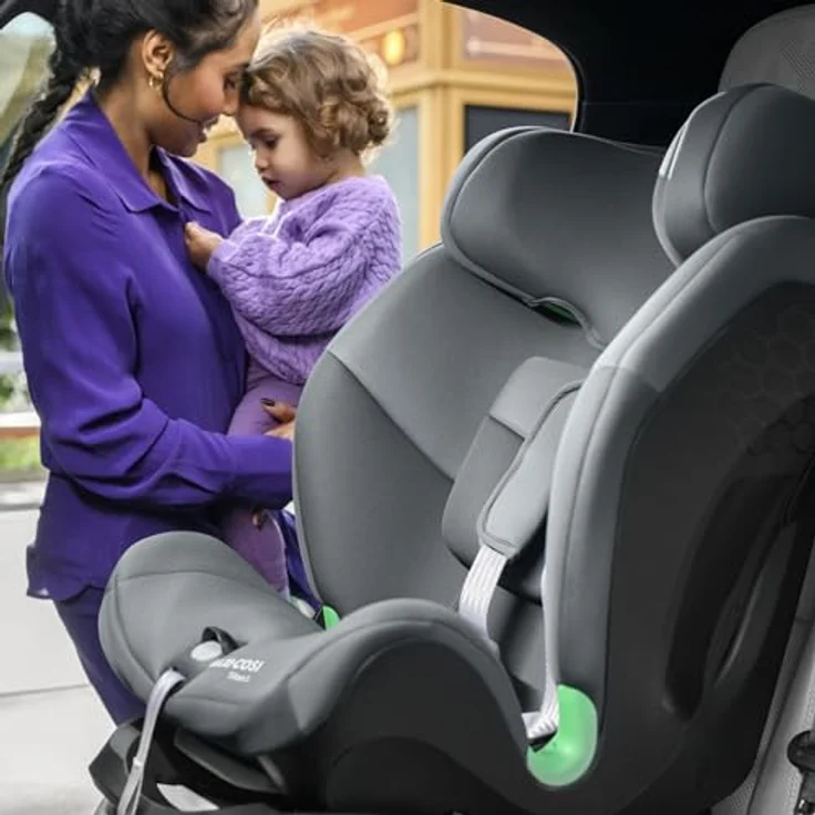 Maxi-Cosi Kindersitz Titan S i-Size mit G-Cell Seitenaufpralltechnologie, Isofix & Top Tether - Tonal Graphite – Bild 8