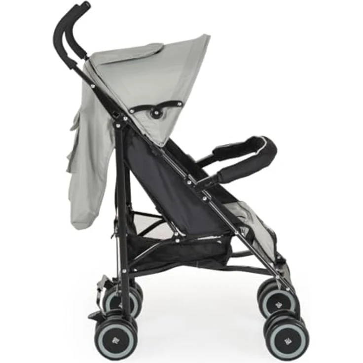 Moni Kinder-Buggy Kinderwagen Jerry, schwenkbare Vorderräder, EVA-Räder, blau – Bild 4