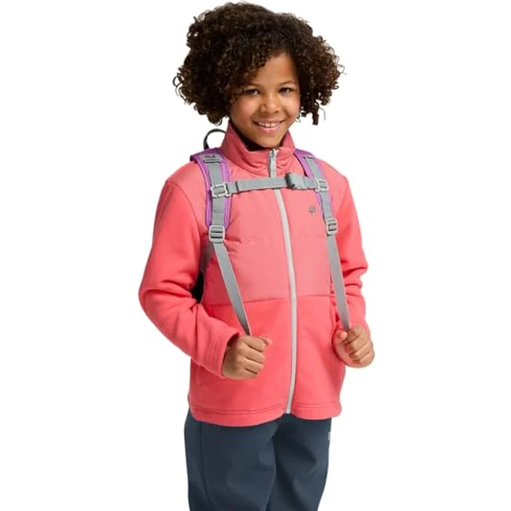 Jack Wolfskin Little Scout Kinderrucksack, 29 cm, pink, 100% Polyester, 23 x 21 x 29 cm – Bild 3