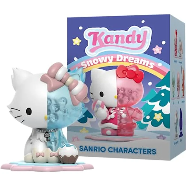 Mighty Jaxx Kandy X Sanrio Snowy Dreams | Überraschungsbox-Sammelfigur | NFC-Token für digitales Echtheitszertifikat