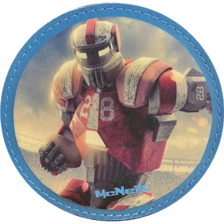 McNeill McAddys Motivmagnet für Schulranzen Transformer, grau/rot zur individuellen Gestaltung