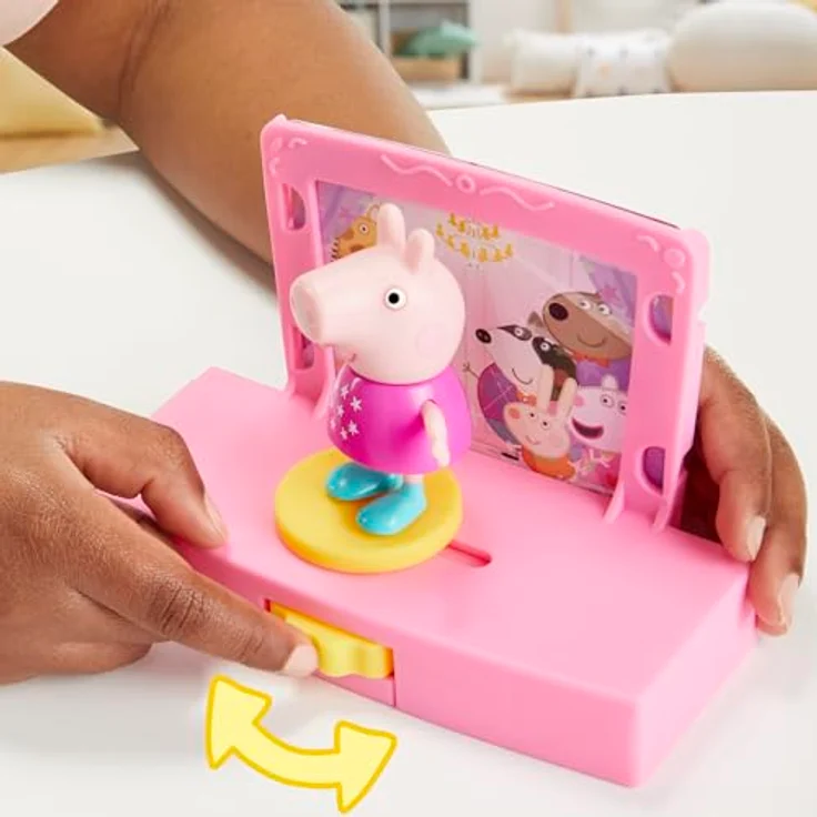 Peppa Pig Peppas Tanzparty, Spielset mit 2 Figuren und Kleiderladen, 9 Teile – Bild 4
