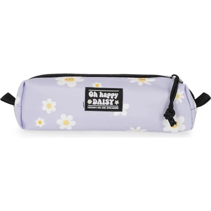 LEGAMI My Pencil Case Daisy, Reißverschluss-Federmäppchen aus recyceltem Polyester, L 22 x H 6 x W 6 cm – Bild 1