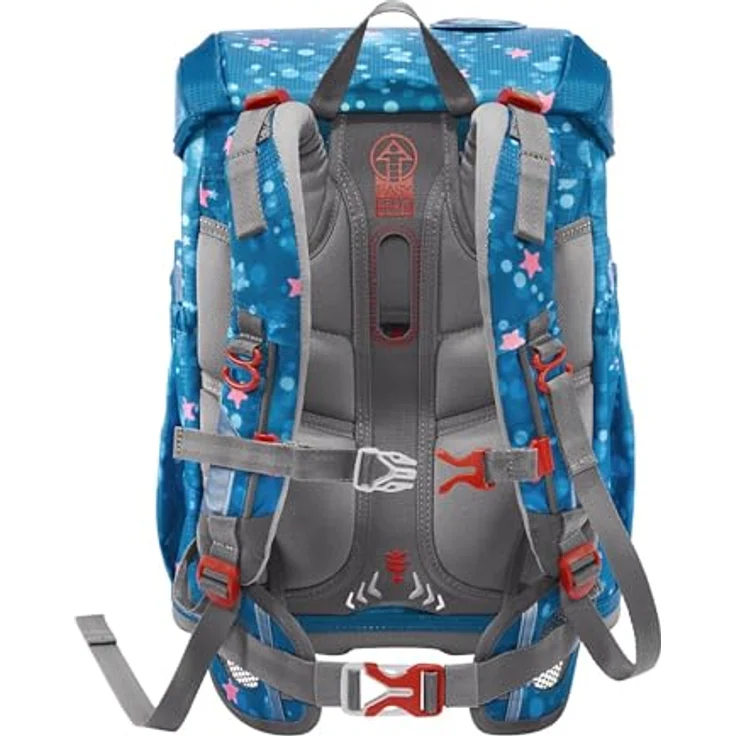 Step by Step Schulranzen-Set Cloud Mermaid Lola, 5-teilig, blau, ergonomisch mit Reflektoren, höhenverstellbar, ab 1. bis 4. Klasse, 19l – Bild 3